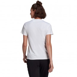 Koszulka damska adidas Loungewear Essentials Logo Tee biała -