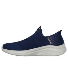 Buty męskie Skechers Ultra Flex 3.0 - Smooth Step granatowe -