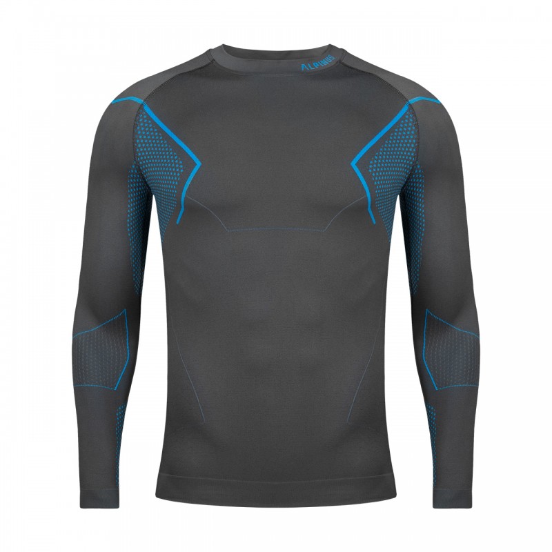 Bluza termoaktywna męska Alpinus Active Base Layer szara -