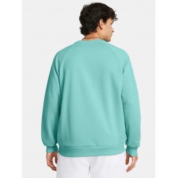 Bluza męska Under Armour Fleece Crew turkusowa - 1379755 482