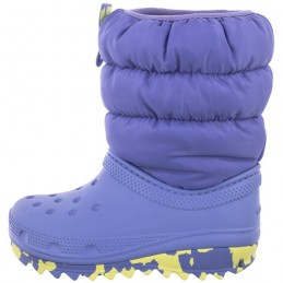 Buty dziecięce Crocs Classic Neo Puff Boot T Digital fioletowe