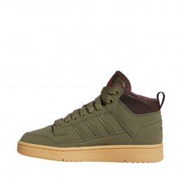 Buty młodzieżowe Adidas Rapid Court Mid Winterized zielone -