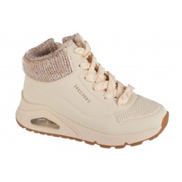 Buty młodzieżowe Skechers Uno Gen1 - Darling Daze beżowe -