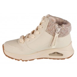 Buty młodzieżowe Skechers Uno Gen1 - Darling Daze beżowe -