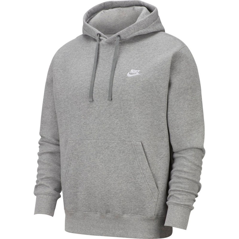 Bluza męska Nike Sportswear Club Fleece Hoodie szara - BV2654