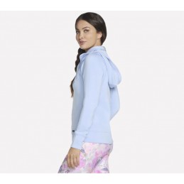 Bluza damska Skechers Skechluxe Elevate Full Zip Jacket biała -