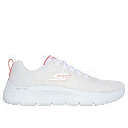 Buty damskie Skechers Go Walk Flex - Kali białe - 124830 WCRL