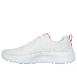 Buty damskie Skechers Go Walk Flex - Kali białe - 124830 WCRL