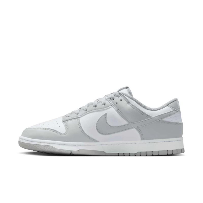 Buty męskie Nike Nike Dunk Low Retro biało-szare - HF5441 105