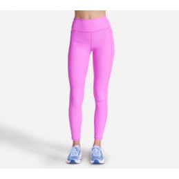 Legginsy damskie Skechers GO FLEX RIB FL HW Legging różowe -