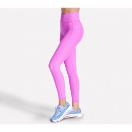 Legginsy damskie Skechers GO FLEX RIB FL HW Legging różowe -