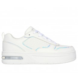 Buty damskie Skechers Court Hi-Air białe - 310211L WHT