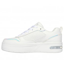 Buty damskie Skechers Court Hi-Air białe - 310211L WHT