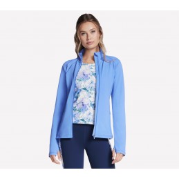Bluza damska Skechers GO WALK Jacket niebieskofioletowa - JA132