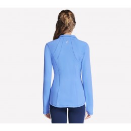 Bluza damska Skechers GO WALK Jacket niebieskofioletowa - JA132