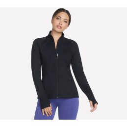 Bluza damska Skechers GO WALK Jacket czarna - JA132 BLK