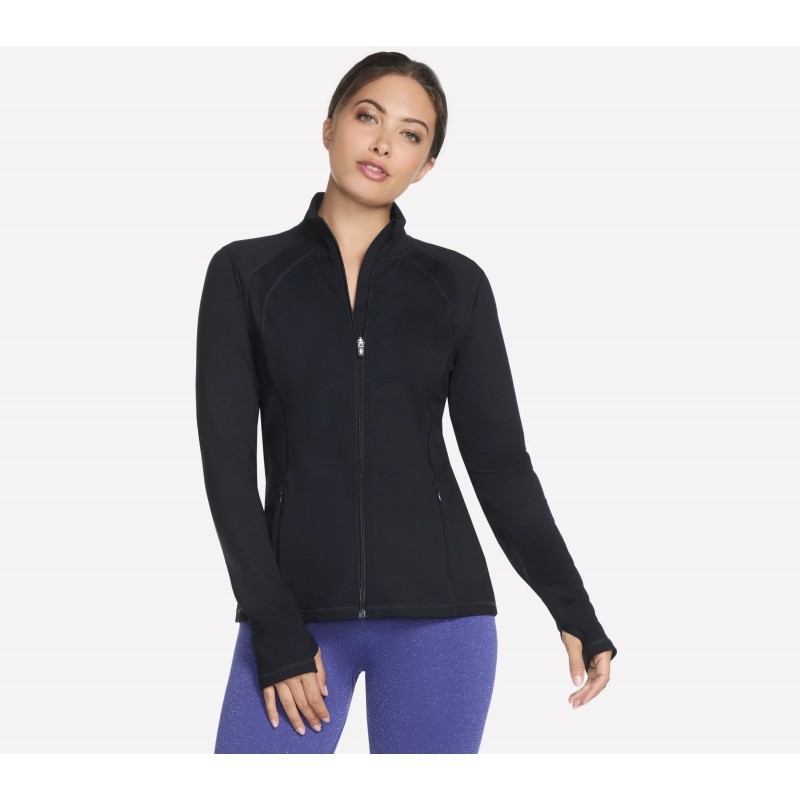 Bluza damska Skechers GO WALK Jacket czarna - JA132 BLK Bluza damska Skechers GO WALK Jacket czarna - JA132 BLK