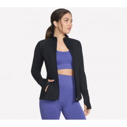 Bluza damska Skechers GO WALK Jacket czarna - JA132 BLK