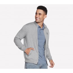 Bluza męska Skechers The Hoodless Hoodie jasnoszara - M3JA195