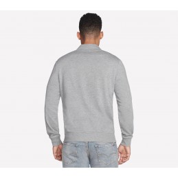 Bluza męska Skechers The Hoodless Hoodie jasnoszara - M3JA195