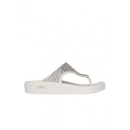 Klapki damskie Skechers Arch Fit Cali Breeze beżowe - 111599 NAT