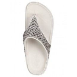 Klapki damskie Skechers Arch Fit Cali Breeze beżowe - 111599 NAT