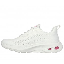 Buty damskie Skechers Bobs Unity - Sleek W białe - 117441 OFWT