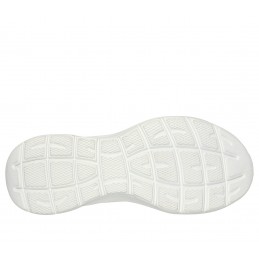 Buty damskie Skechers Bobs Unity - Sleek W białe - 117441 OFWT