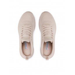Buty damskie Skechers BOBS Sport Squad Chaos - Face Off beżowe