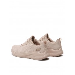 Buty damskie Skechers BOBS Sport Squad Chaos - Face Off beżowe