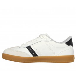 Buty młodzieżowe Skechers Zinger Street biało/czarne - 405730L