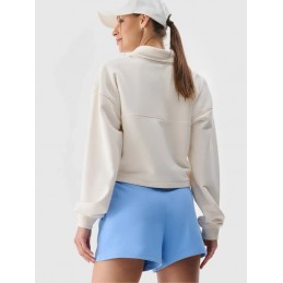 Spodenki damskie 4F niebieskie - 4FWMM00TSHOF542 32S