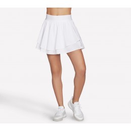 Spódnico-spodenki Skechers Sport Court Layered Skort białe -