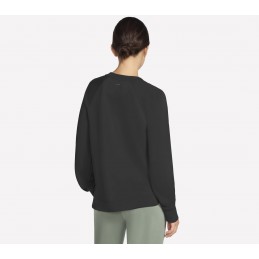 Bluza damska Skechers Skechluxe Elevate Crewneck czarna - LT152