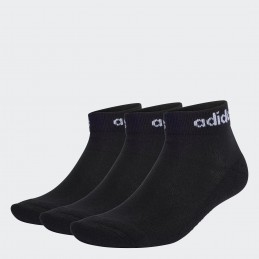 Skarpety adidas Think Linear Ankle Socks 3 Pairs czarne - IC1305
