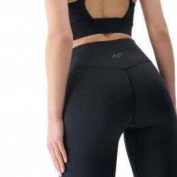 Legginsy damskie 4F czarne - 4FRSS25TFTIF306 20S