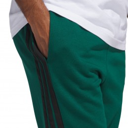 Spodnie męskie adidas Essentials 3-Stripes Fleece zielone -