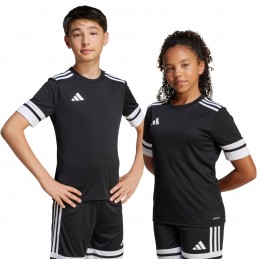 Koszulka młodzieżowa Adidas Squadra 25 czarna - JJ0052