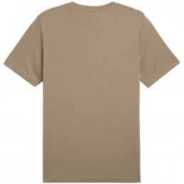 Koszulka męska Puma Ess 2 Color No.1 Logo brązowa - 684708 83