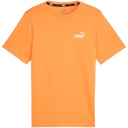 Koszulka męska Puma ESS Small Logo Tee pomarańczowa - 586669 58