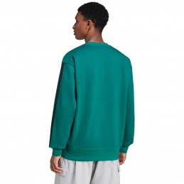 Bluza męska adidas Essentials 3-Stripes Fleece zielona - JE6306