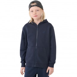 Bluza młodzieżowa 4F granatowa - 4FJWMM00TSWSM1859 31S