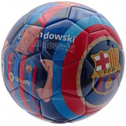 Piłka nożna FC Barcelona Lewandowski 22/23 granatowo-bordowa -