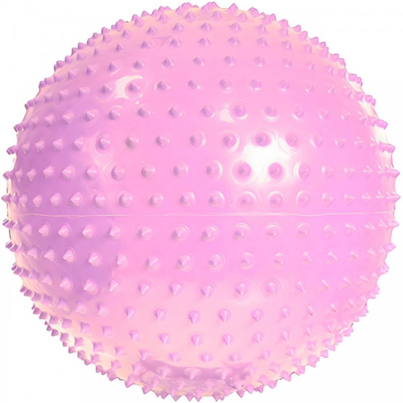 Piłka gimnastyczna z masażem Profit 55 cm różowa - DK2104