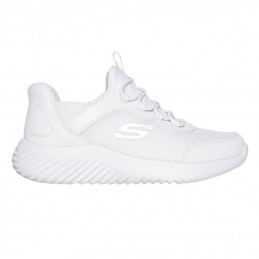 Buty młodzieżowe Skechers Brisk-Burst białe - 403822L WHT