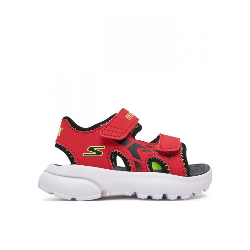 Sandały dziecięce Skechers Razor Splash czerwone - 406513N RDBK Sandały dziecięce Skechers Razor Splash czerwone - 406513N RDBK