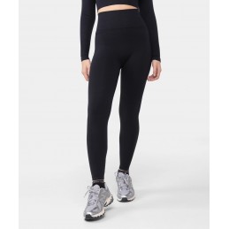 Legginsy damskie Carpatree bezszwowe Dopamine Buzz czarne -