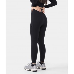 Legginsy damskie Carpatree bezszwowe Dopamine Buzz czarne -