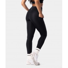Legginsy damskie Carpatree z kieszeniami Libra 2.0 czarne -