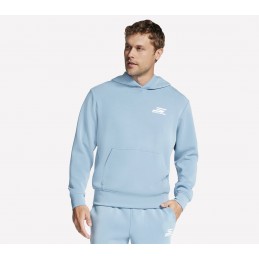 Bluza męska Skechers SKECHCLOUD Elevate Hoodie jasnoniebieska -